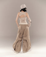 CONRAD SLEEVELESS TOP (SAND BEIGE)