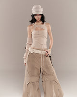 CONRAD SLEEVELESS TOP (SAND BEIGE)