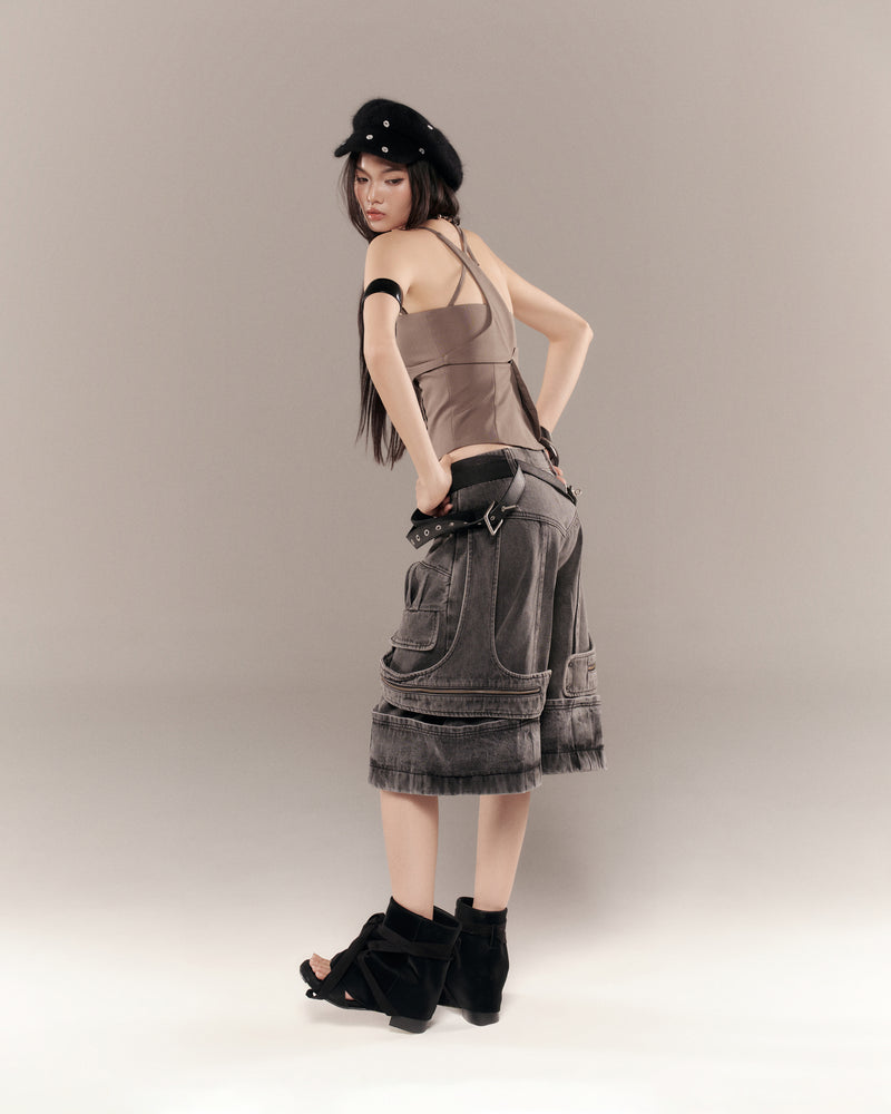 GASMIRA SHORTS (GREY WASH)