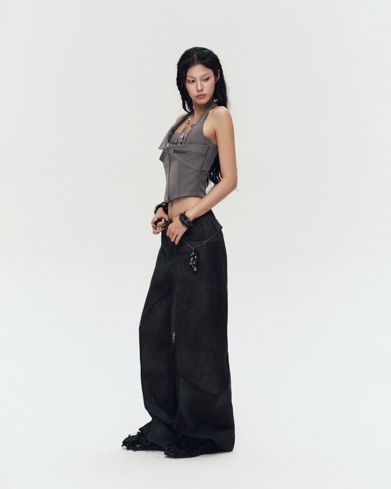 QUENTIN PANTS (BLACK GREY)