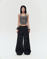 QUENTIN PANTS (BLACK GREY)