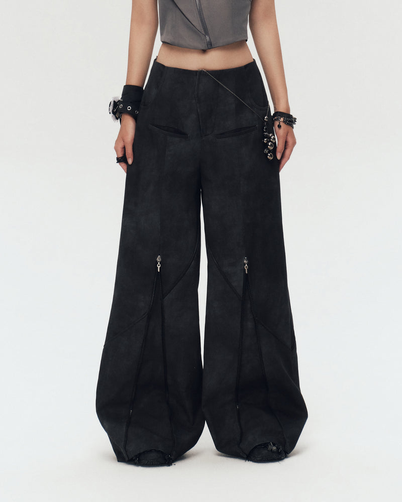 QUENTIN PANTS (BLACK GREY)