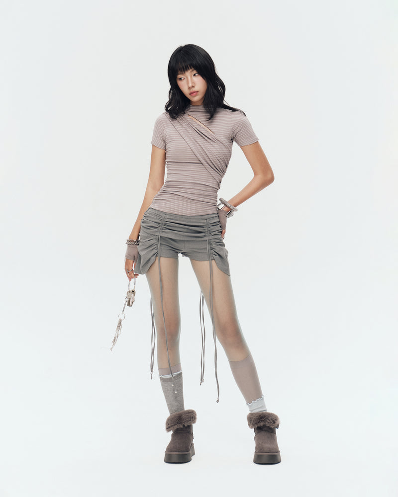MONTY TOP (GREY STRIPES)