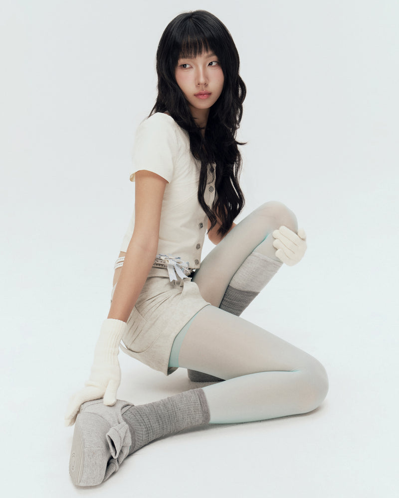 BIRDIE TOP (IVORY STRIPES)