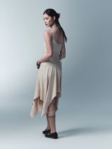 MONEL HALTER TOP (BEIGE)