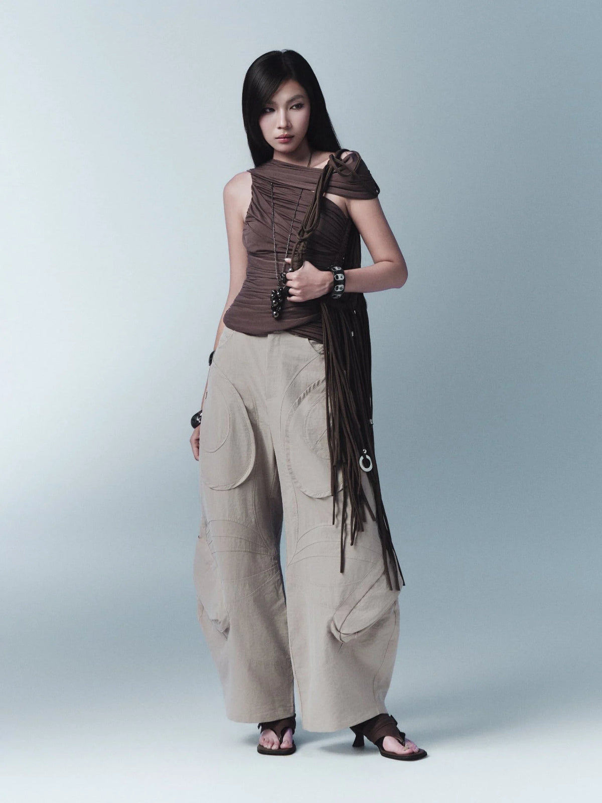 BINDFLOW PANTS (BEIGE)
