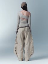SPIRA LONG SLEEVE TOP (GREY)