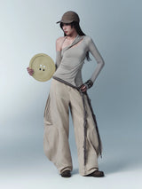 SPIRA LONG SLEEVE TOP (GREY)