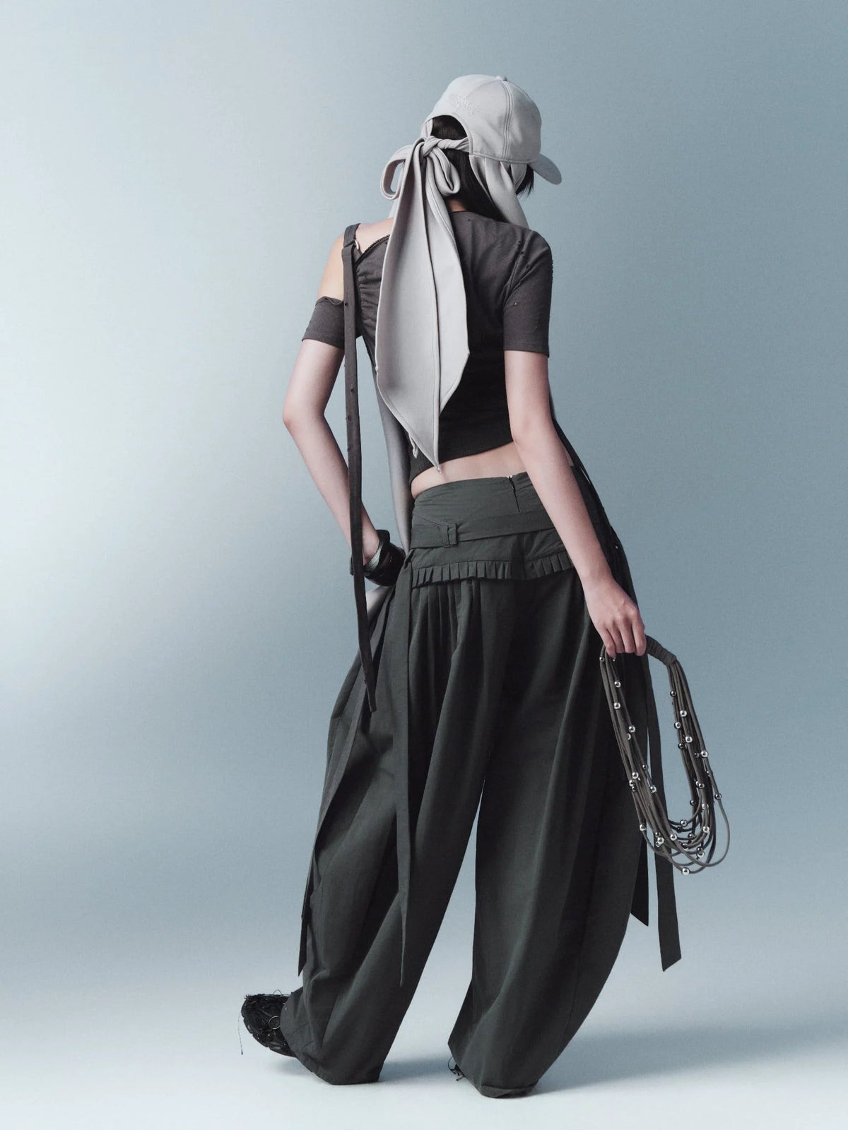 GRENA TOP (DARK GREY)