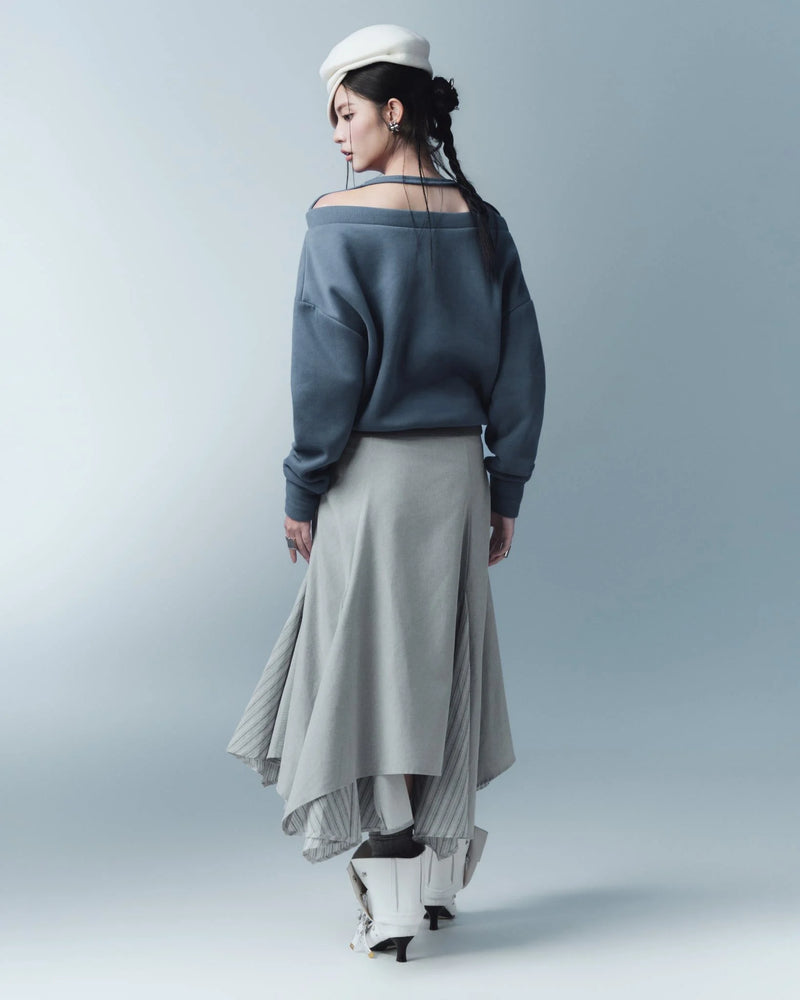 TARVI SKIRT (GREY)