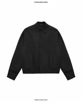 BLACK FRINGE POCKET SHIRT