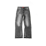HEAVY FADE BOOTCUT JEANS/ ACID GREY
