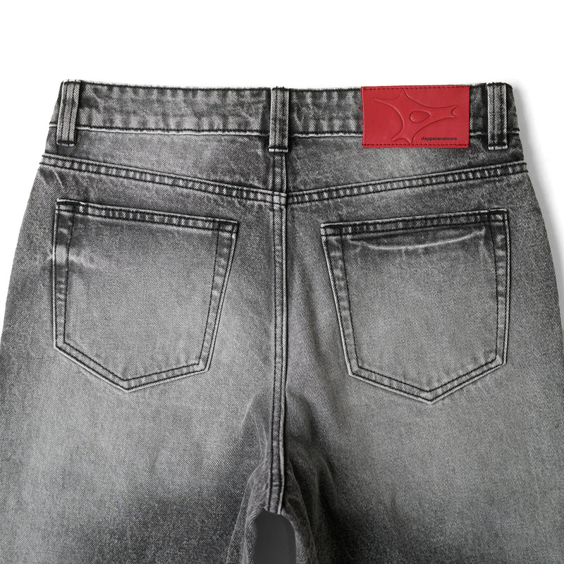 HEAVY FADE BOOTCUT JEANS/ ACID GREY