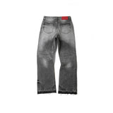 HEAVY FADE BOOTCUT JEANS/ ACID GREY