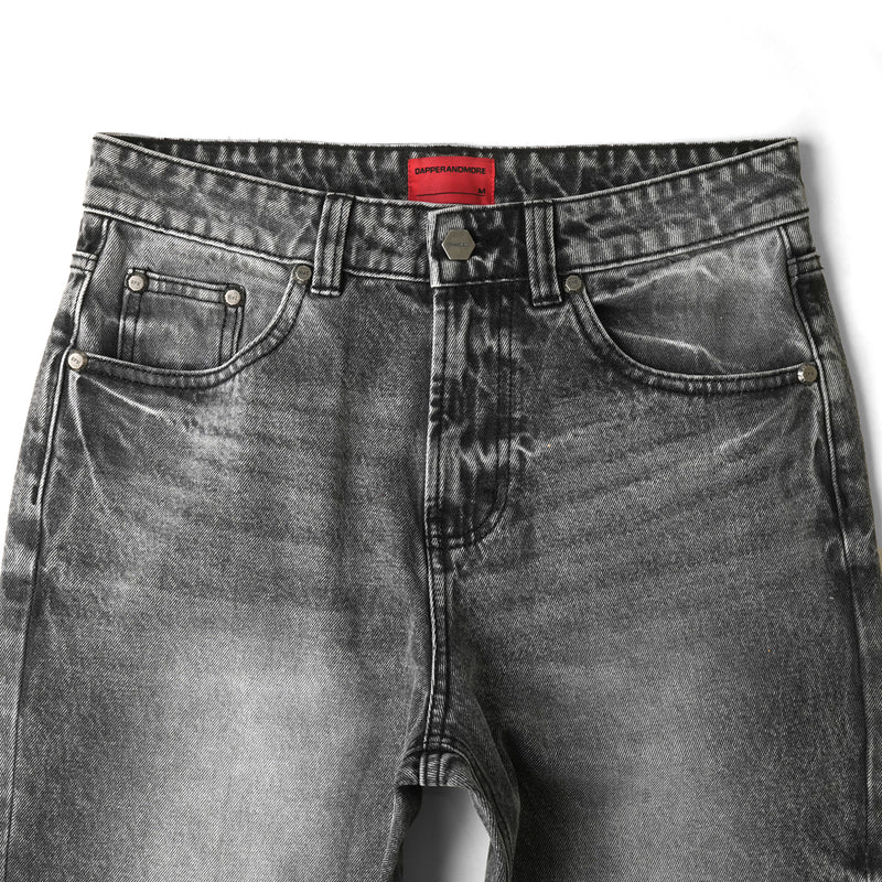 HEAVY FADE BOOTCUT JEANS/ ACID GREY