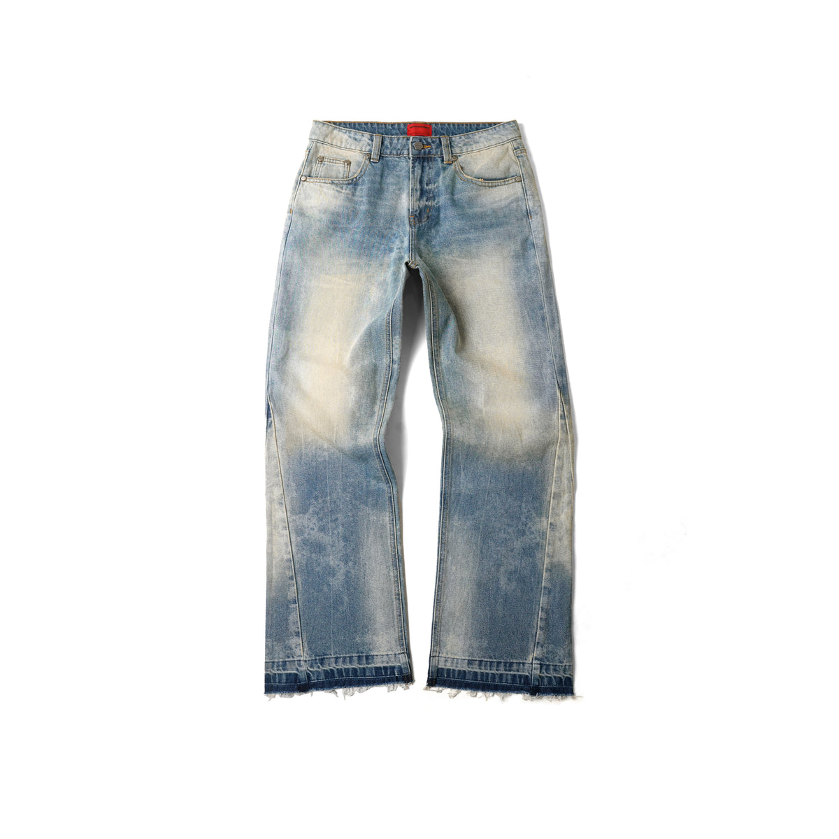 AGED DUST BOOTCUT JEANS/ VINTAGE BLUE