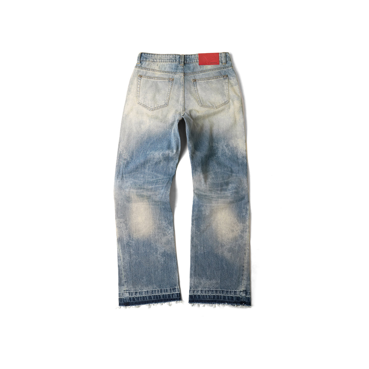 AGED DUST BOOTCUT JEANS/ VINTAGE BLUE
