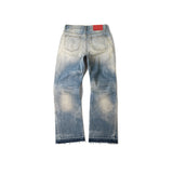 AGED DUST BOOTCUT JEANS/ VINTAGE BLUE