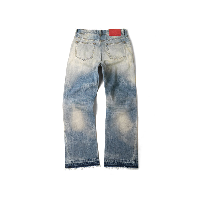 AGED DUST BOOTCUT JEANS/ VINTAGE BLUE