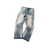 AGED DUST BOOTCUT JEANS/ VINTAGE BLUE