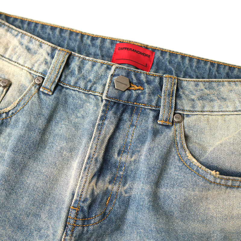 AGED DUST BOOTCUT JEANS/ VINTAGE BLUE