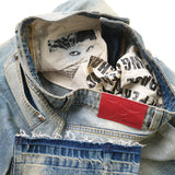 AGED DUST BOOTCUT JEANS/ VINTAGE BLUE