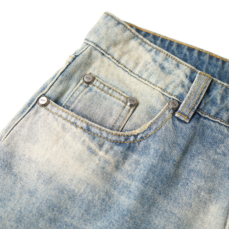 AGED DUST BOOTCUT JEANS/ VINTAGE BLUE