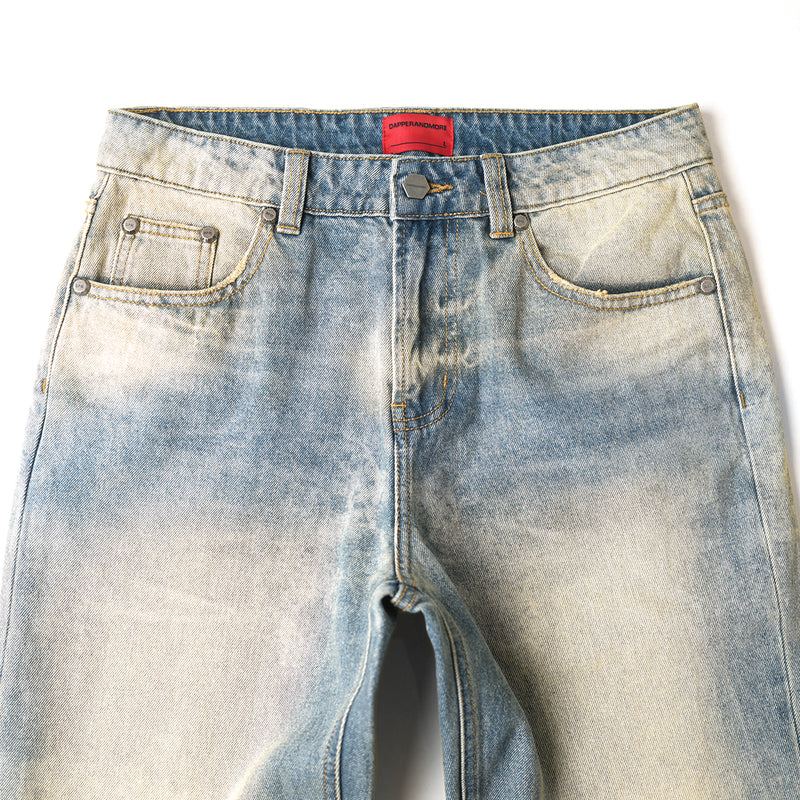 AGED DUST BOOTCUT JEANS/ VINTAGE BLUE