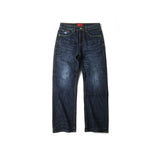 FADED WHISKER REGULAR JEANS/ DARK INDIGO