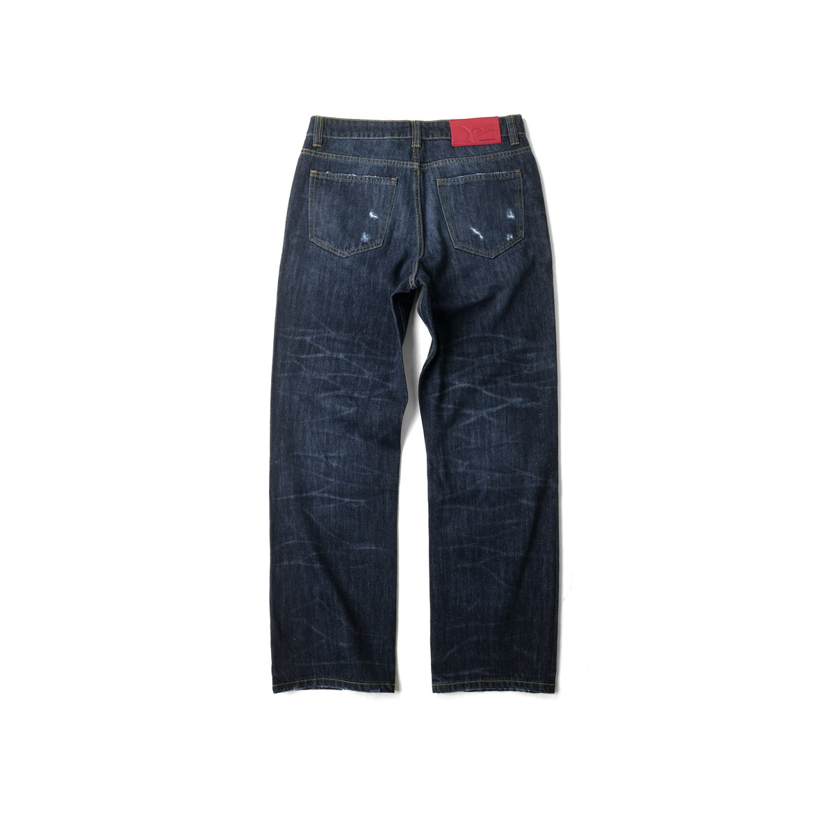 FADED WHISKER REGULAR JEANS/ DARK INDIGO