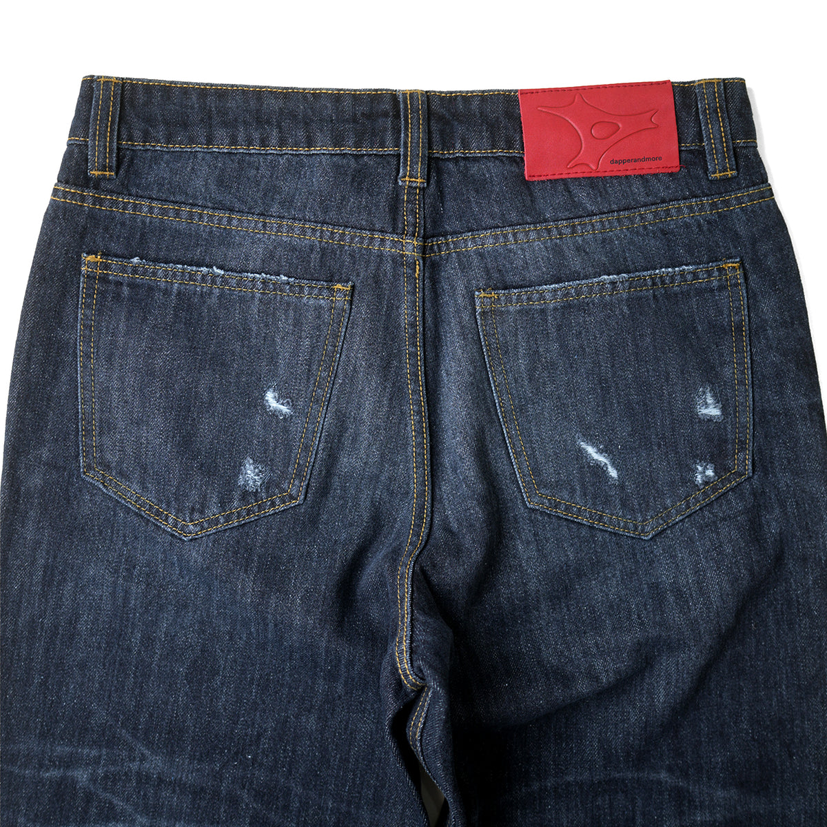 FADED WHISKER REGULAR JEANS/ DARK INDIGO