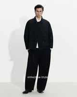 BLACK STAPLE JACKET