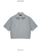 HARBOR GREY MARGIN POLO SHIRT