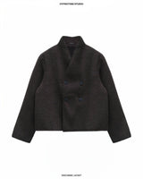 BROWN GROUNDED JACKET