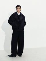 BLACK EASE CREST JACKET