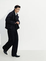 BLACK EASE CREST JACKET