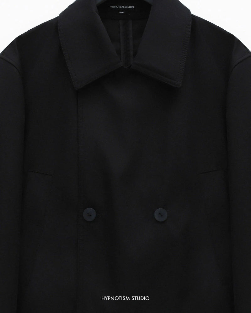 BLACK EASE CREST JACKET