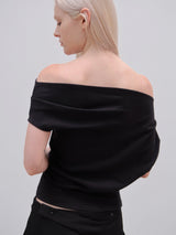TOP:03 - HORSE TEE - BLACK