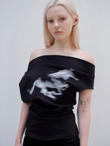 TOP:03 - HORSE TEE - BLACK