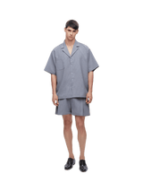 Checked Double Waist Shorts