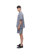 Checked Double Waist Shorts