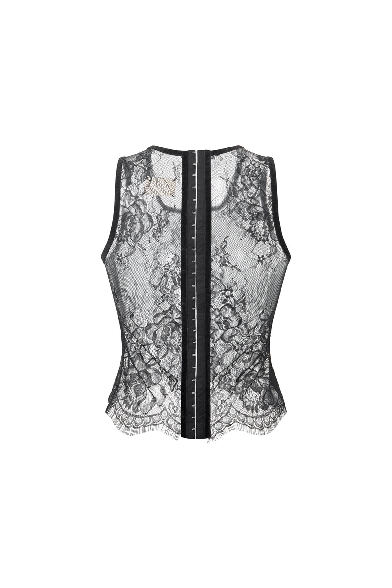 Gallieni Lace Tank Top AN HERITAGE ASTOUD
