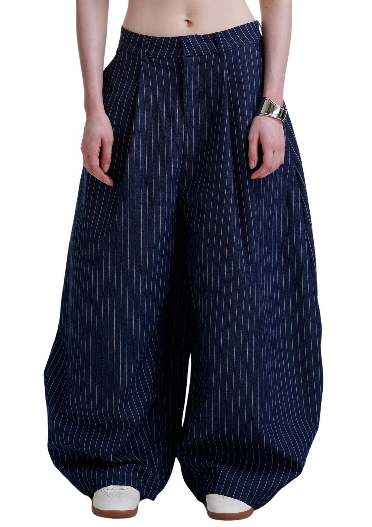 navy-stripes-pants push push astoud