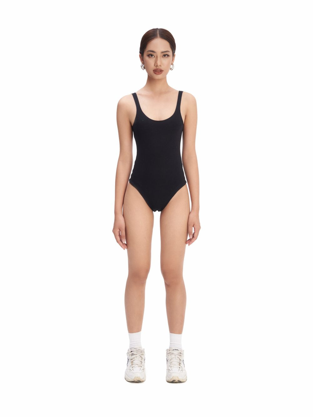 White Low Back Bodysuit