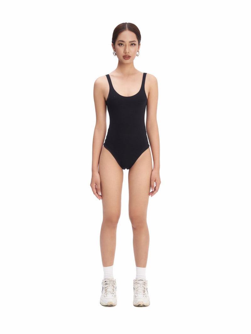 White Low Back Bodysuit