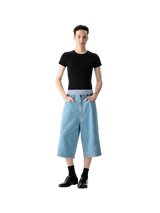 Black Slim Fit Short Sleeve Top