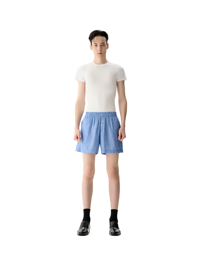 Black Slim Fit Short Sleeve Top