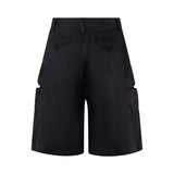 black-3d-cement-tiles-cargo-short saomai homme astoud