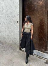 VAN VUONG TOP - MOSS GREEN