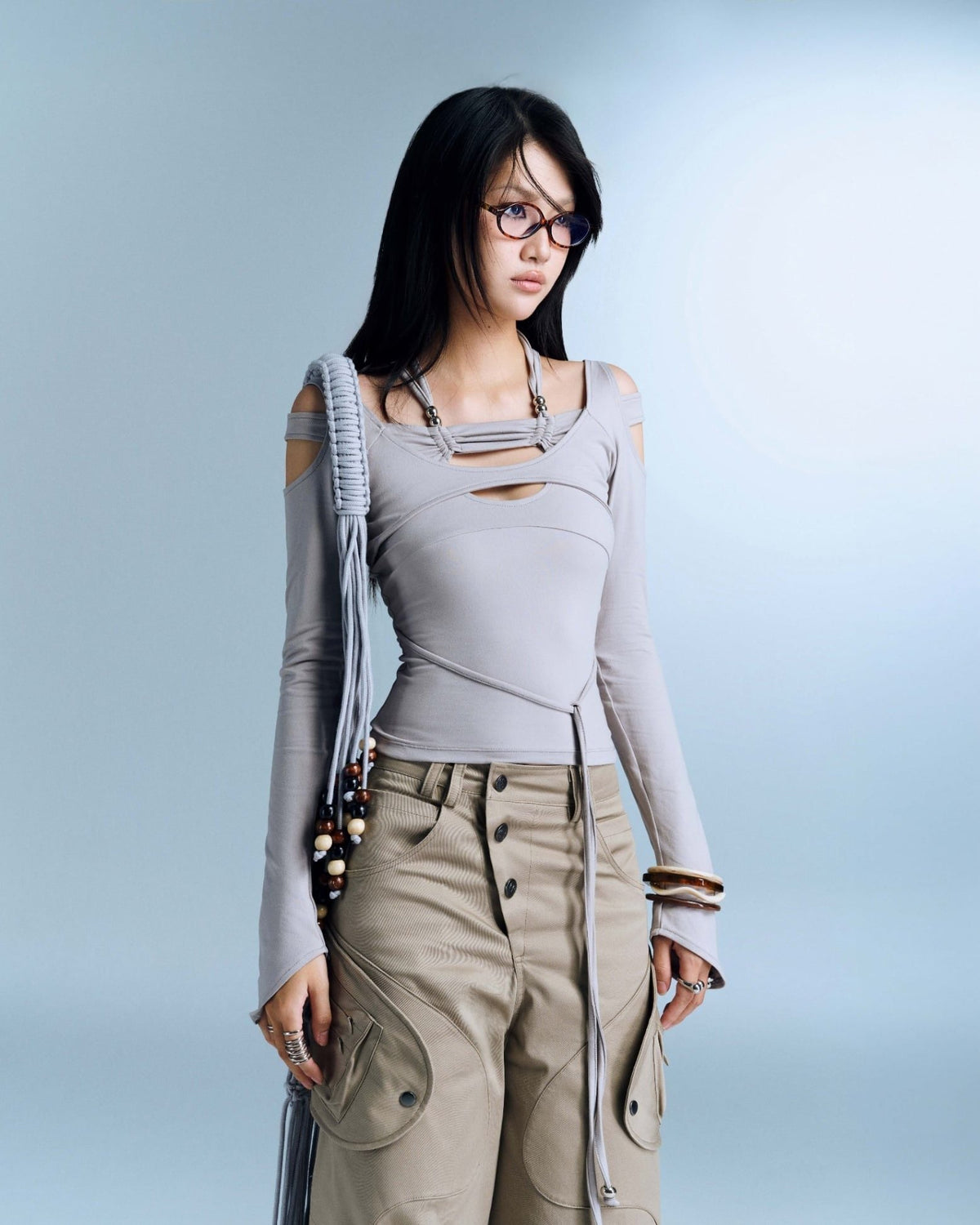 SERAFIN TOP (GRAY)